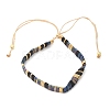 Vintage Ethnic Style Adjustable Glass Tila Beaded Handmade Slider Bracelets for Women ZN9527-2-4