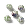 Vintage Porcelain Pumpkin Beads PORC-L080-A07-1