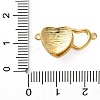 Brass Interlocking Clasps KK-Z105-03G-5