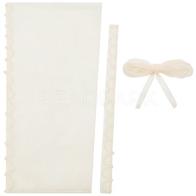 Mesh Bridal Dress Zipper Replacement DIY-WH0496-06B-1