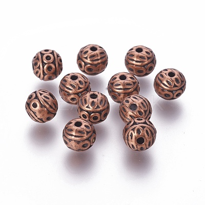 Tibetan Style Zinc Alloy Beads PALLOY-L230-01R-NR-1