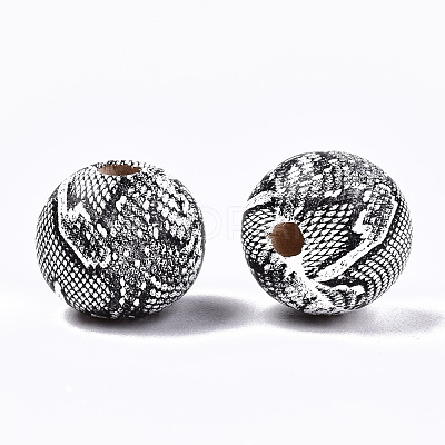 Natural Wooden Beads X-WOOD-R270-08-1