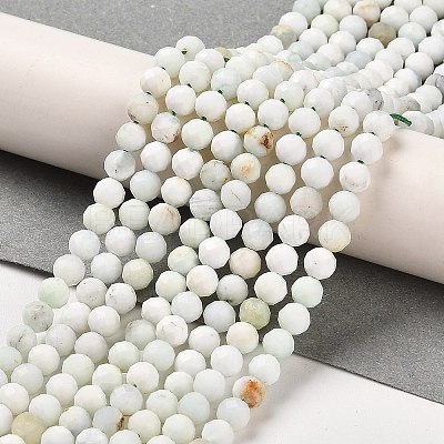 Natural Green Opal Beads Strands G-Z035-A02-03D-1