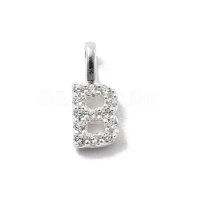 925 Sterling Silver with Cubic Zirconia Charms STER-Q004-01B-S-1
