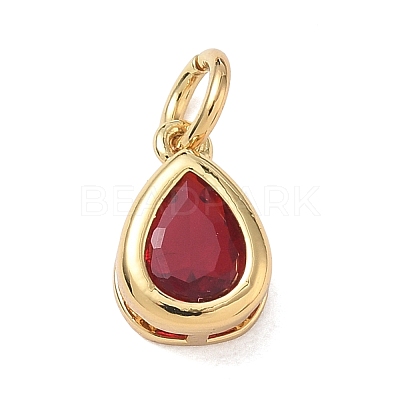 Brass Pave Cubic Zirconia Charms KK-CBA56EF-34A-G-1
