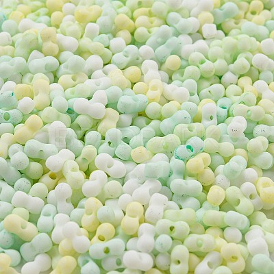 Macaron Color Opaque Frosted Glass Seed Beads X1-SEED-K009-12B-04-1