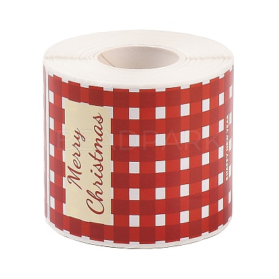 200Pcs Christmas Theme Paper Self-Adhesive Stickers DIY-M070-02C-1