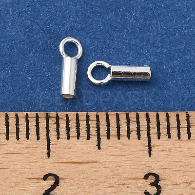 925 Sterling Silver Cord Ends STER-P055-01A-S-1