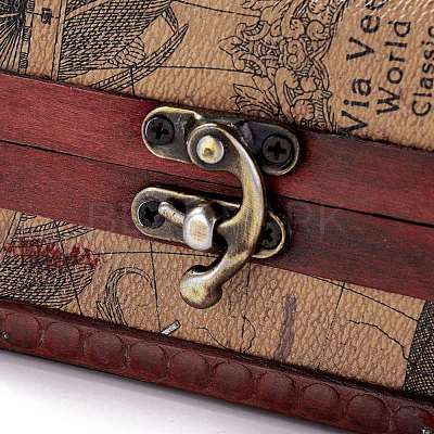 Vintage Wooden Jewelry Box AJEW-M034-01D-1