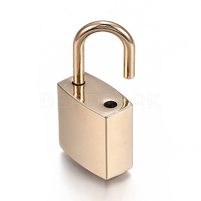 Rectangle Alloy Padlock Mini Lock with Key PALLOY-H191-02G-1