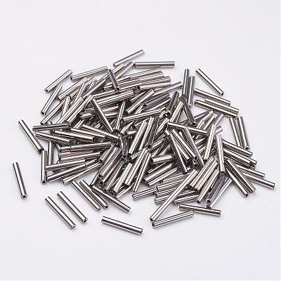 Glass Bugle Beads SEED-E001-5mm-TH-1