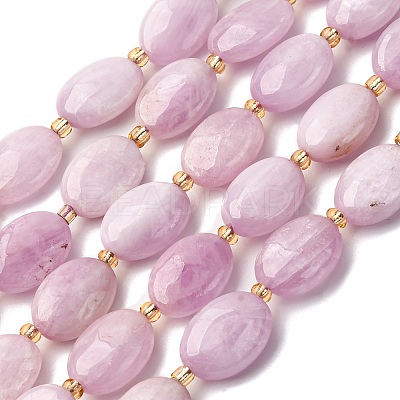 Natural Kunzite Beads Strands G-H005-A15-02-1