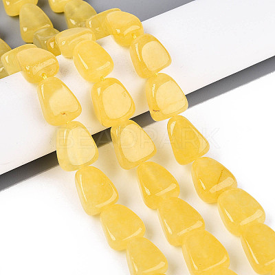Natural White Jade Beads Strands G-N354-02A-07-1