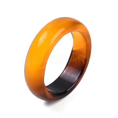 Dyed & Heated Natural Agate Finger Rings for Women RJEW-Z075-02F-1
