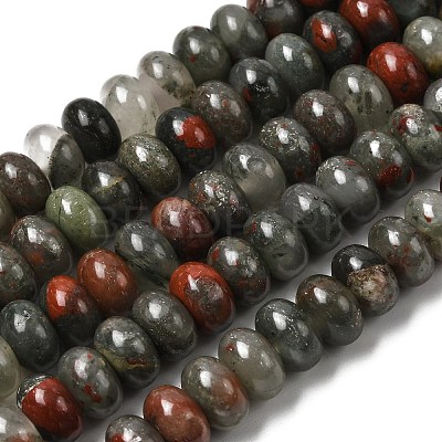 Natural African Bloodstone Beads Strands G-A280-A06-03-1