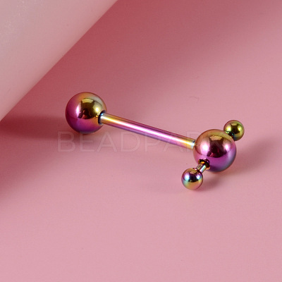 304 Stainless Steel Tongue Rings WG96350-10-1