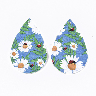 PU Leather Big Pendants X-FIND-T058-B06-1