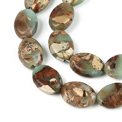 Synthetic Aqua Terra Jasper Beads Strands G-S366-015B-01-1
