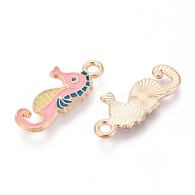 Marine Animals Alloy Enamel Pendants ENAM-T022-34C-1