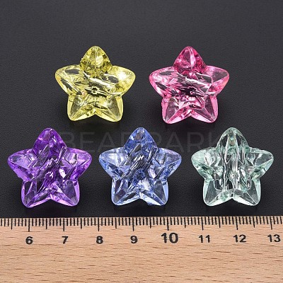 Transparent Acrylic Beads MACR-S373-76-B-1