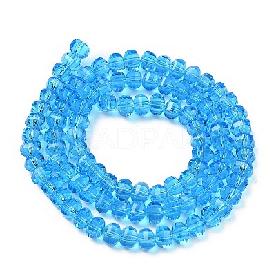Transparent Glass Beads Strands GLAA-G125-01A-05-1