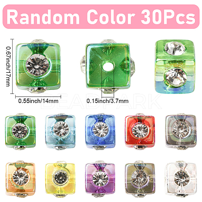 30Pcs Imitation Jelly Acrylic Beads OACR-SC0002-46-1