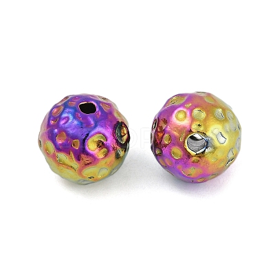Textured 316 Surgical Stainless Steel Beads STAS-M106-01F-1