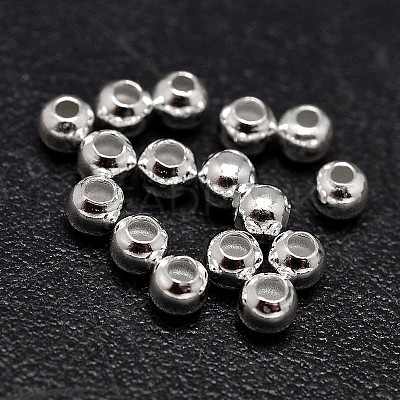 925 Sterling Silver Beads X-STER-F012-01E-1