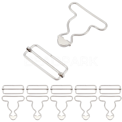 6 Bags Adjustable Iron Buckles IFIN-CY0001-04P-1