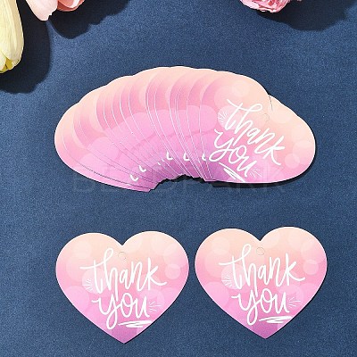 Coated Paper Thank You Greeting Card DIY-FS0007-76A-1