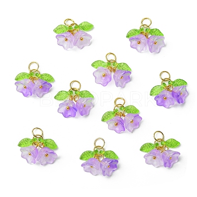 Glass Pendants PALLOY-YW00054-04-1