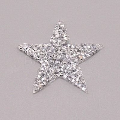 Star Glitter Hotfix Rhinestone DIY-WH0301-92A-02-1
