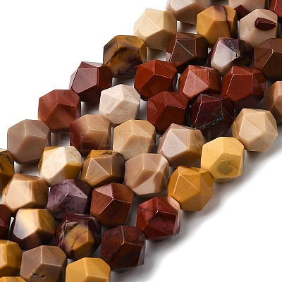 Natural Mookaite Beads Strands G-Z119-A07-03A-1