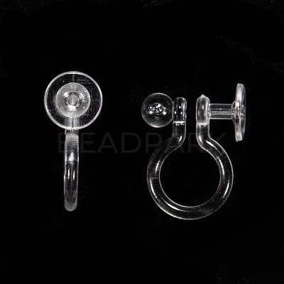 Plastic Clip-on Earring Findings LS-X-KY-F007-03-1