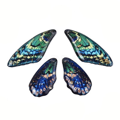 Epoxy Resin Pendants RESI-N045-02A-1