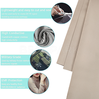 EMF Protection Fabric AJEW-WH0314-712E-03-1