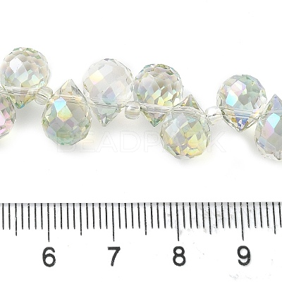 Electroplate Glass Beads Strands EGLA-D030-17N-1
