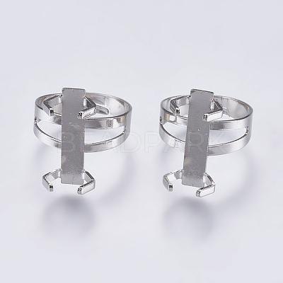 Iron Finger Ring Prong Settings X-IFIN-K035-01P-1