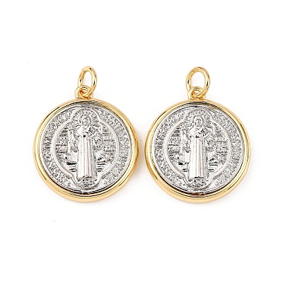 Brass Pendants KK-K408-03A-G-1