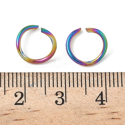 304 Stainless Steel Open Jump Rings STAS-Z150-01E-RC-1