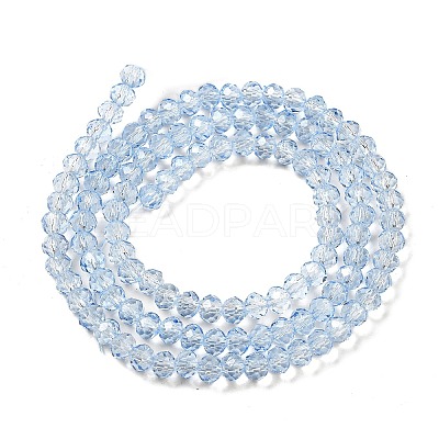 Transparent Baking Paint Glass Beads X1-DGLA-A034-T4mm-D13-1