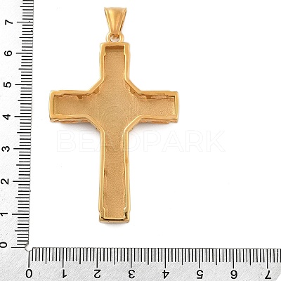 304 Stainless Steel Rhinestone Pendants STAS-G346-51G-1