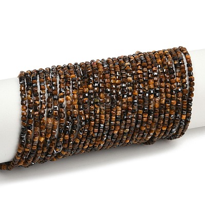Natural Tiger Eye Beads Strands G-P457-B01-51-1