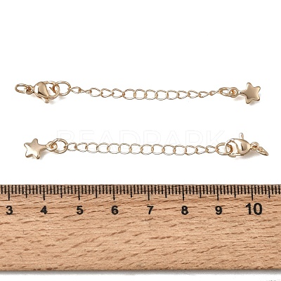 Brass Chain Extender KK-L155-30G-1