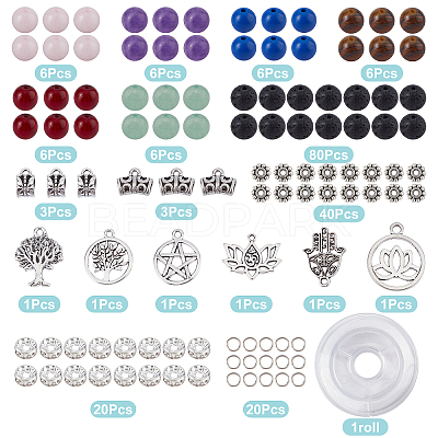 DIY Yoga Bracelet Making Kit DIY-SC0019-29-1