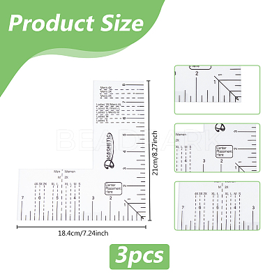 Acrylic Rulers DIY-WH0622-106-1