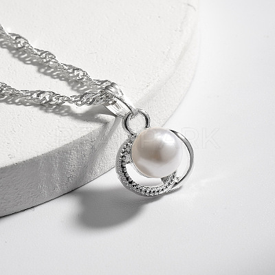 Oval Alloy Pendant Necklaces & Stud Earrings & Ring Sets for Women WG7FFA6-01-1
