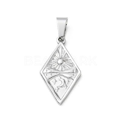 304 Stainless Steel Pendants SA-CBA34D4-07P-1