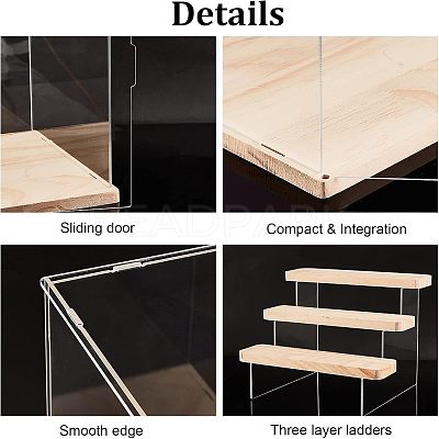 Assemble Acrylic Display Boxed ODIS-WH0029-09-1