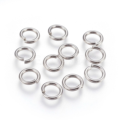 Tarnish Resistant 304 Stainless Steel Saw Cut Open Jump Rings STAS-P212-25P-16-1